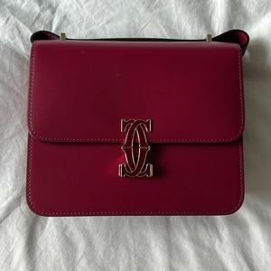 Cartier crossbody leather bag